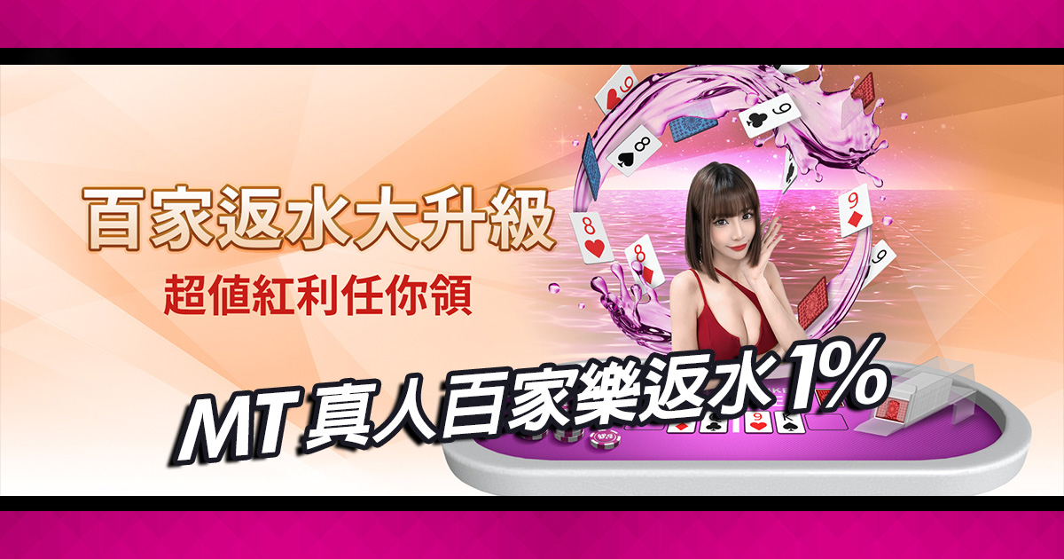 娛樂城生日禮金＋返水雙重優惠，玩家最愛組合！